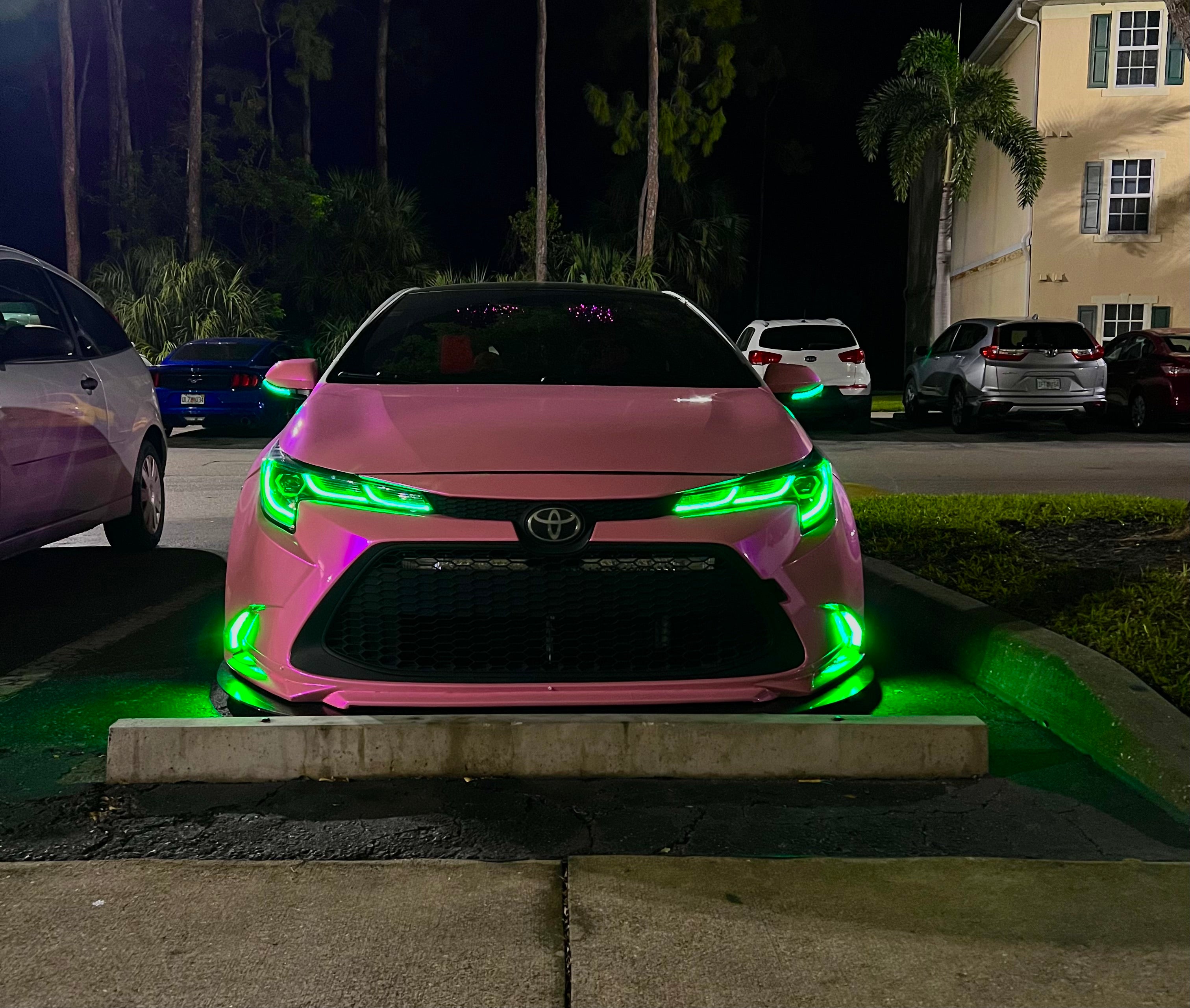 TOYOTA COROLLA LE FRONT FOG LIGTHS RGB FLOW SERIES