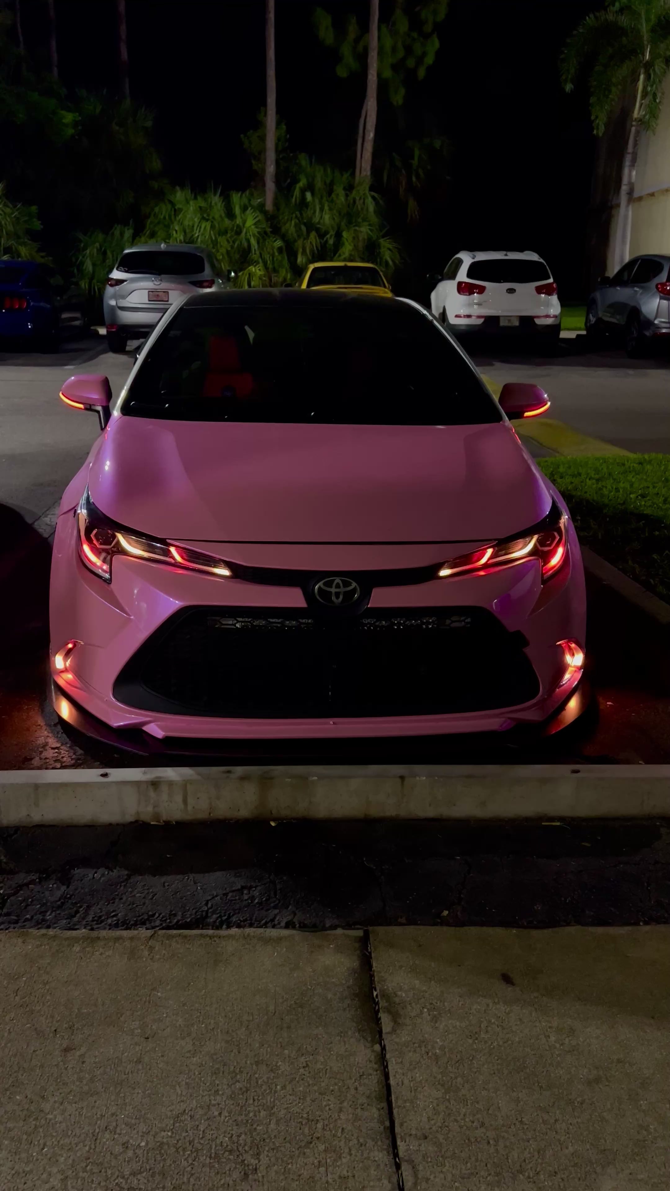 TOYOTA COROLLA LE FRONT FOG LIGTHS RGB FLOW SERIES