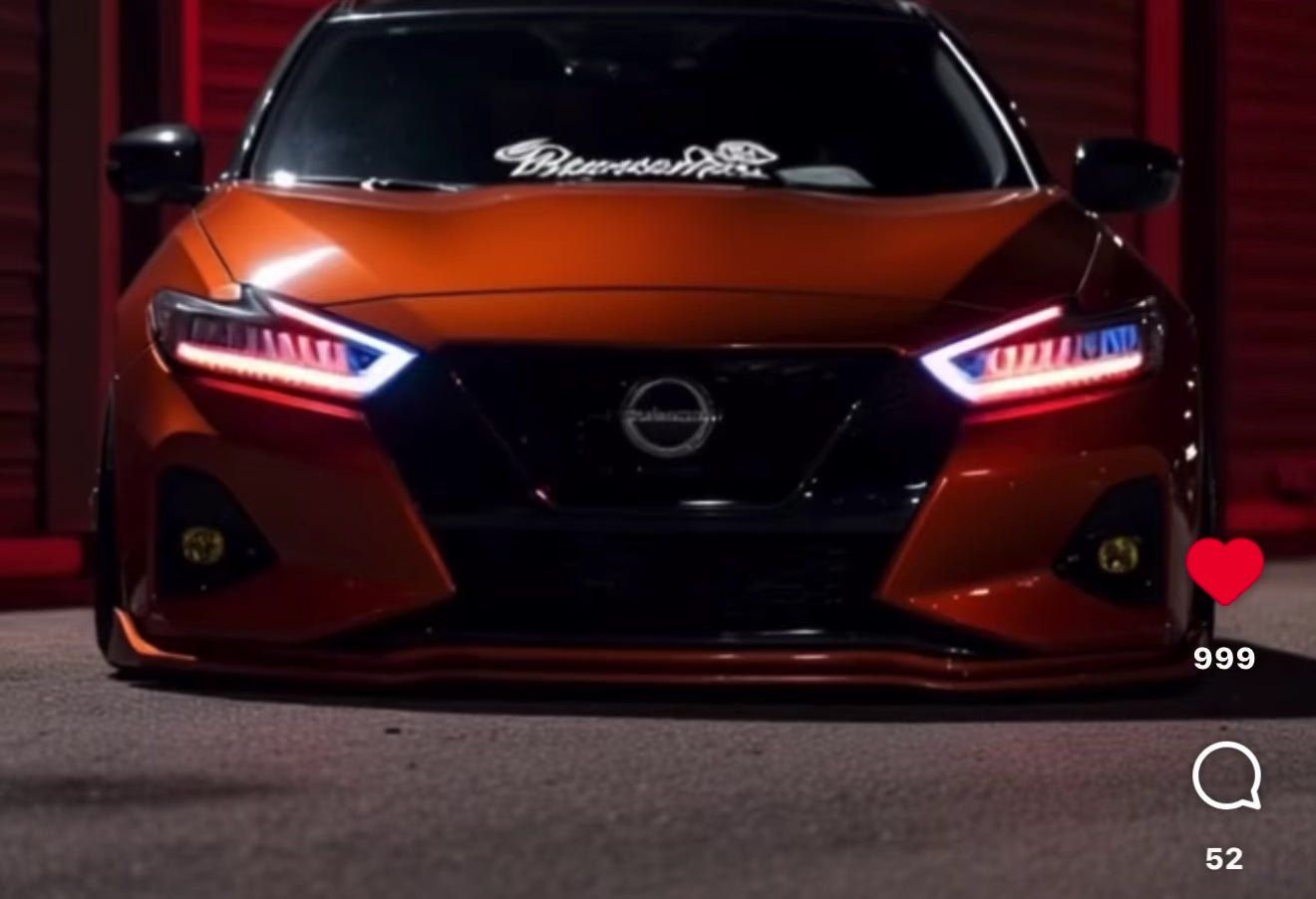 LED Headlights For Nissan Maxima 2019 2020 2021 Left+Right Side Housing Chrome RGB